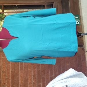 L.L.Bean 3/4 sleeve tunic top 2X